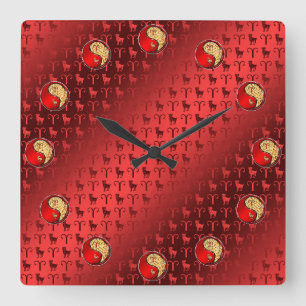 Horloge Carrée Bélier