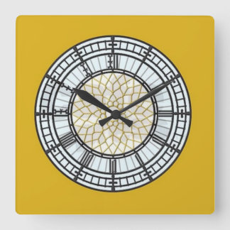 Horloge Carrée Big Ben Style Wall Clock