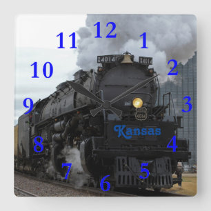Horloge Carrée Big Boy 4014 Ellsworth Kansas