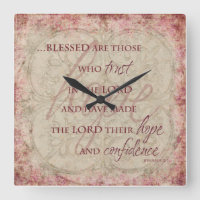 Blessed are Those Who a porté dans le Lord Clock