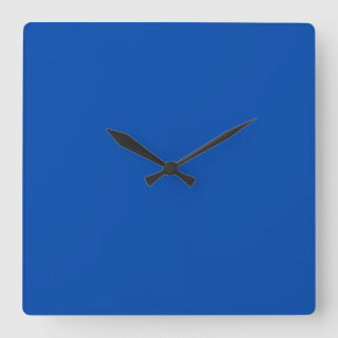 Horloge Carrée Bleu Cobalt