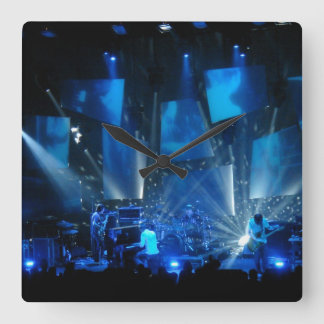 Horloge Carrée Blue light effects