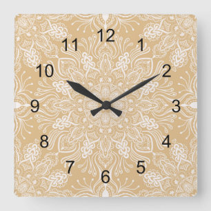 Horloge Carrée Boho Barkley