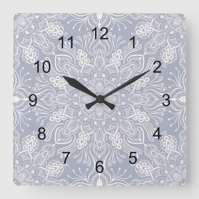 Horloge Carrée Boho Barkley (Recto)
