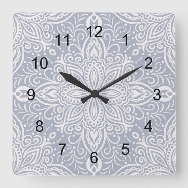 Horloge Carrée Boho Barrett (Recto)