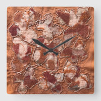 Boho moderne brûlé papillons orange broderie