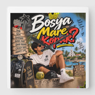 Horloge Carrée Bosya Mare Kopak? – Goa frappe toujours différemme
