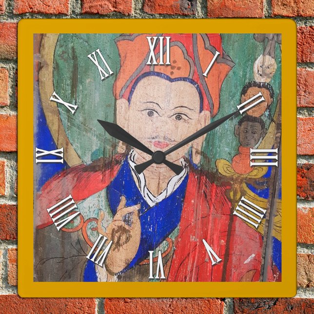 Horloge Carrée Bouddha de Padmasambhava, Guru Rinpoche, Népal (Créateur téléchargé)