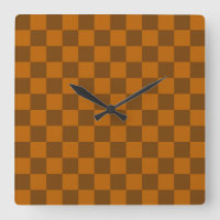 Bouton À damiers Brown