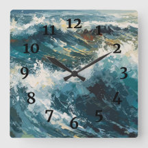 Breaking Beach Waves Peinture