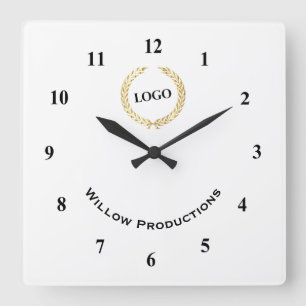 Horloge Carrée Business logo Company