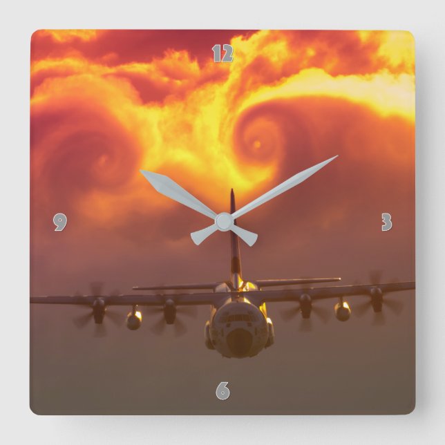 HORLOGE CARRÉE C-130 HERCULES (Recto)