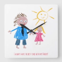 Cadeau de fête des pères, vos enfants tirant sur u