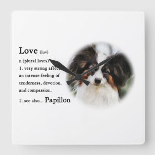 Horloge Carrée Cadeaux d'amour Papillon