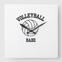 Cadran mural d'art de volley-ball