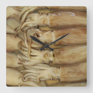 Horloge Carrée Calamari