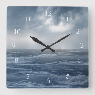 Horloge Carrée Calming Ocean Waves
