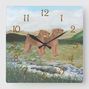 Horloge Carrée Campagne de Connemara