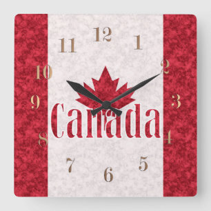 Horloge Carrée Canada
