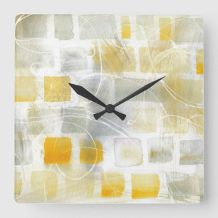 Horloge Carrée Caracalla I Abstract Print   Sue Schlabach