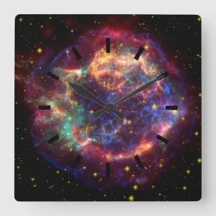 Horloge Carrée Cassiopeia Galaxy Remnant Supernova