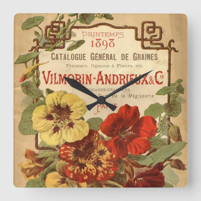 Horloge Carrée Catalogue ad (Recto)