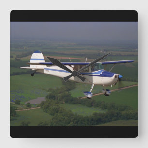 Horloge Carrée Cessna 170, 1948, aviation _Classic