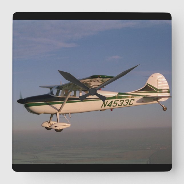 Horloge Carrée Cessna 170, 1953, Sonoma, CA_Classic (Recto)
