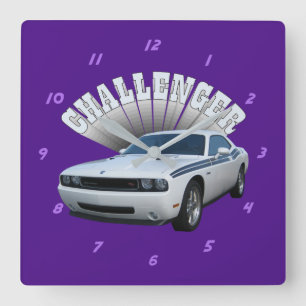 Horloge Carrée Challengeur
