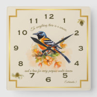 Chanson Oiseau Oriole Ecclesiastes 3