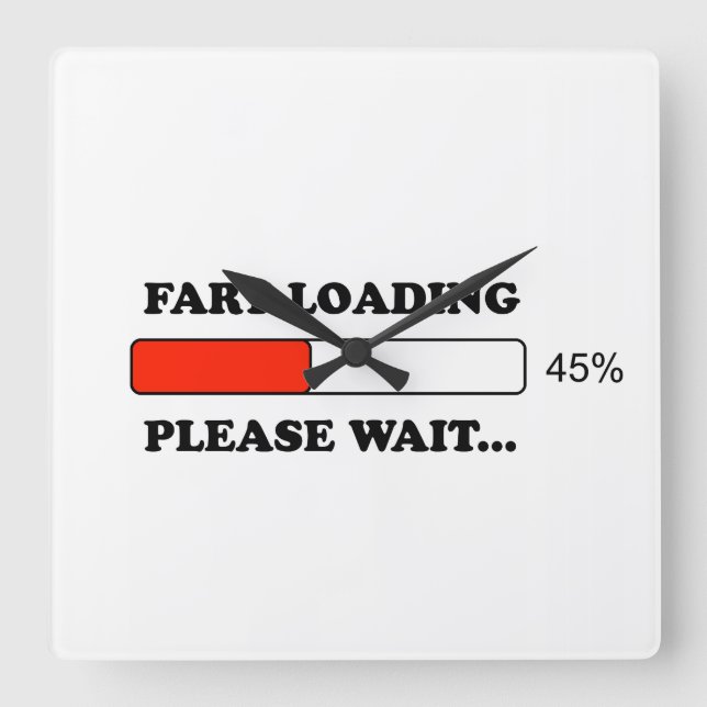 Horloge Carrée Chargement des pépins (Recto)