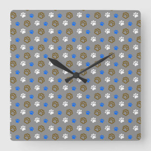 Horloge Carrée Chat