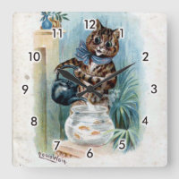 Chat avec bouilloire, Louis Wain
