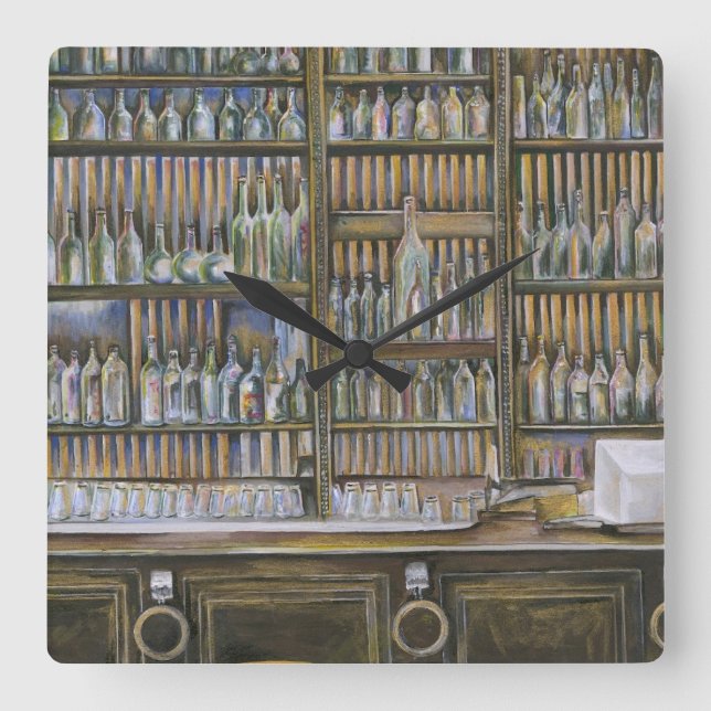 Horloge Carrée Chaud, mais pas en mouvement (Recto)