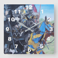 chevaliers médiévaux jouant à cheval art historiqu