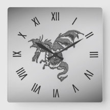 Chiffres romains du dragon d'argent