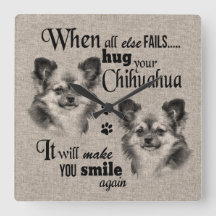Chihuahua chien art quand tout échoue citation