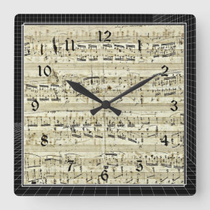 Horloge Carrée Chopin - Polonaise