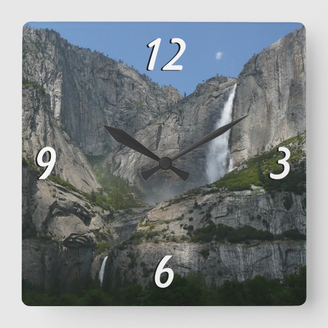 Horloge Carrée Chutes de Yosemite III du parc national Yosemite (Recto)