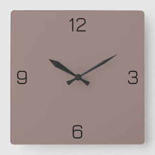 Horloge Carrée Cinereous Grey 98817B Couleur - Option pour ajoute