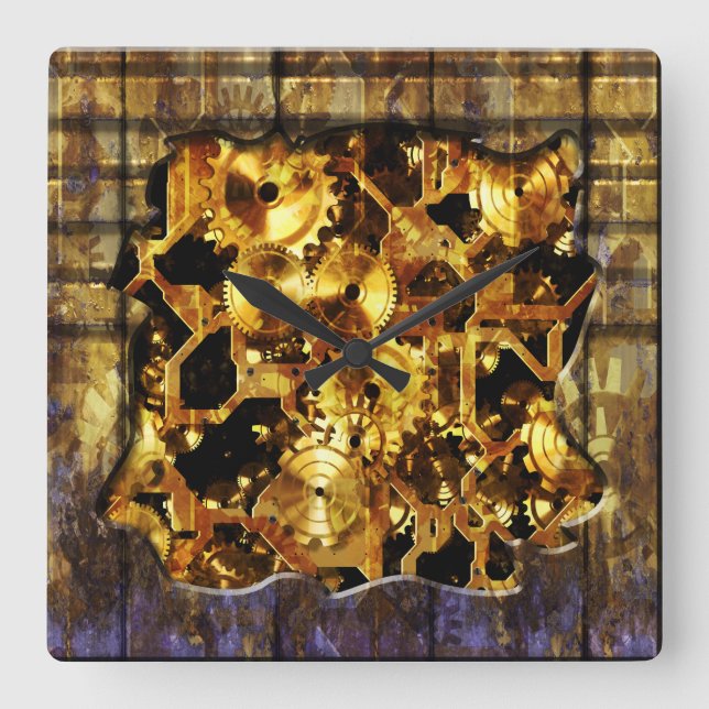 Horloge Carrée Clock (Recto)