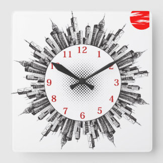 Horloge Carrée Clock bulding