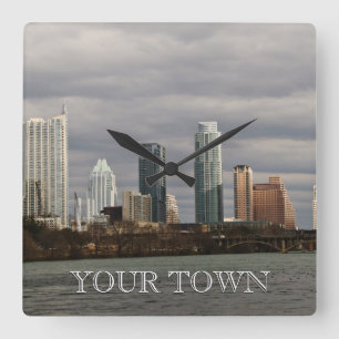 Horloge Carrée Clock de Create Your Own