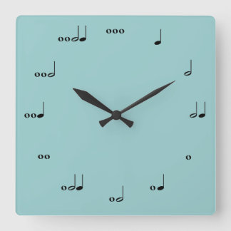 Horloge Carrée Clock de la musique originale