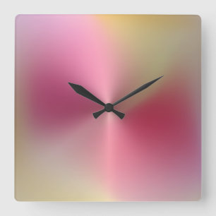 Horloge Carrée Clock de Style Acrylique