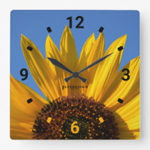 Clock de Sunflower