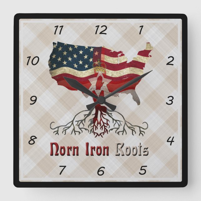 Horloge Carrée Clock de Wall Clock (Recto)