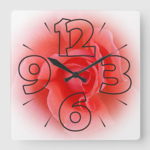 Horloge Carrée Clock dial 15 - numbers and dashes