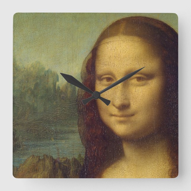 Horloge Carrée Clock Mona Lisa (Recto)