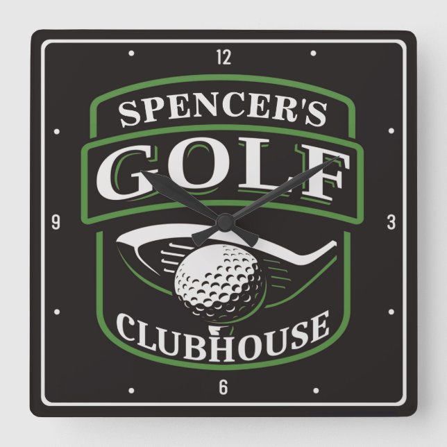 Horloge Carrée Club de golf ADD (Recto)
